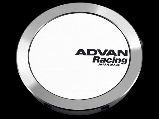 Picture of Advan 73mm Full Flat Centercap - WhiteSilver Alumite