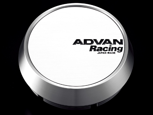Picture of Advan 63mm Middle Centercap - WhiteSilver Alumite