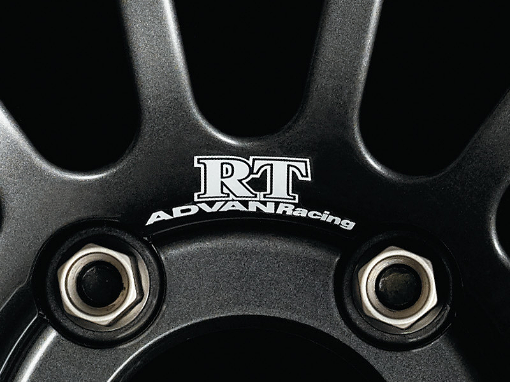 Picture of Advan RT Spoke Sticker (White) - 2 Pack