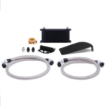 Picture of Mishimoto 2017 Honda Civic Type R Direct Fit Oil Cooler Kit - Black