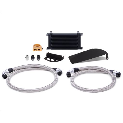 Picture of Mishimoto 2017 Honda Civic Type R Direct Fit Oil Cooler Kit - Black