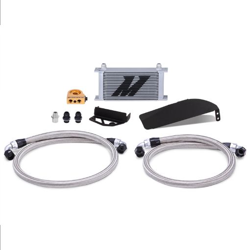 Picture of Mishimoto 2017 Honda Civic Type R Direct Fit Oil Cooler Kit - Silver