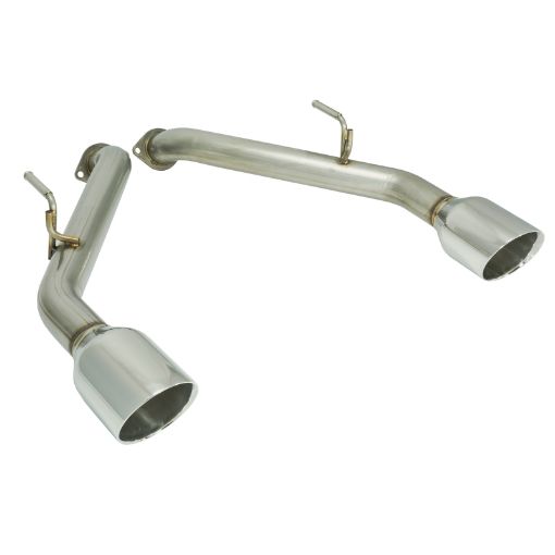 Picture of Remark 2014 Infiniti Q50 Axle Back Exhaust wStainless Steel Double Wall Tip