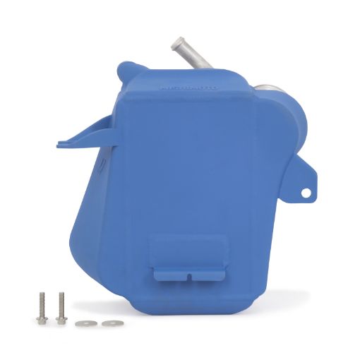 Picture of Mishimoto 11 - 16 Ford 6.7L Powerstroke Air - To - Water Intercooler - Micro - Wrinkle Blue