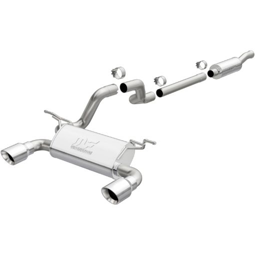 Picture of MagnaFlow 2018 Jeep Wrangler L4 - 2.0L 3in 409SS Cat - Back Exhaust System wDual Split Rear Exit