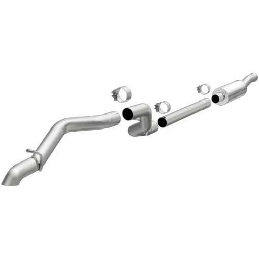 Picture of MagnaFlow Cat Back 2018 Jeep Wrangler 2.0L Rock Crawler Series Single Exit Stainless Exhaust