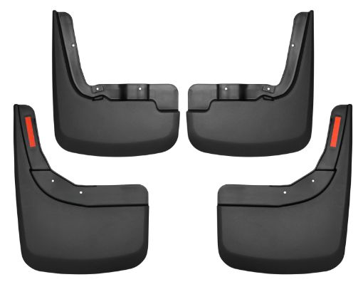 Picture of Husky Liners 19 - 23 Chevrolet Silverado 1500 (Excl. ZR2TBoss) Front and Rear Mud Guards - Black