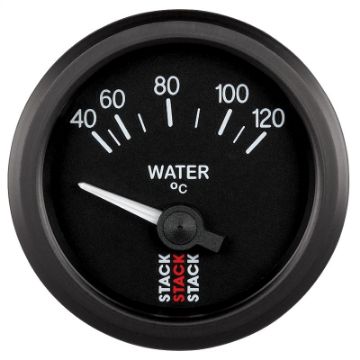 Picture of Autometer 52mm Stack Instruments 40 - 120 Degree C Electric Water Temperature Gauge - Black