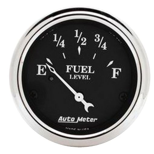 Picture of Autometer 2 116in Old Tyme 0 - 30 Ohm Electronic Fuel Level Gauge - Black