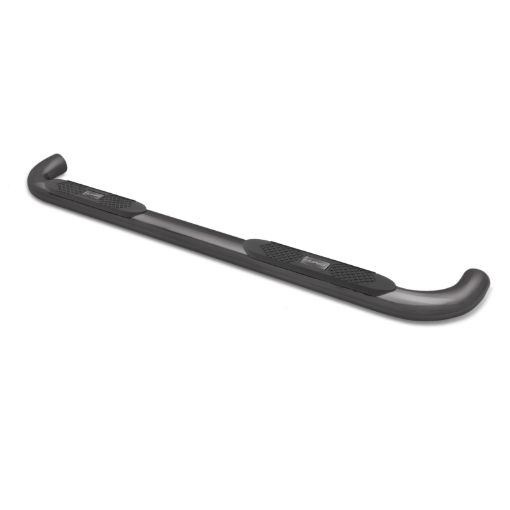 Picture of Lund 2019 Chevy Silverado 1500 Crew Cab 4in. Oval Curved Steel Nerf Bars - Black