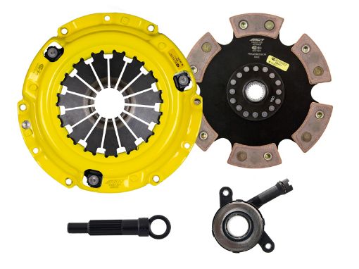 Picture of ACT 08 - 17 Mitsubishi Lancer GT GTS HDRace Rigid 6 Pad Clutch Kit