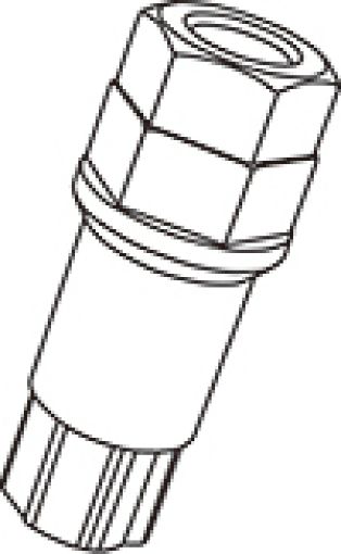 Picture of Project Kics Key Adapter for Monolith M14 Nut - Key