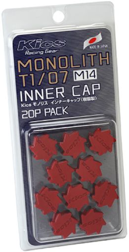Picture of Project Kics M14 Monolith Cap - Red (Only Works For M14 Monolith Lugs) - 20 Pcs