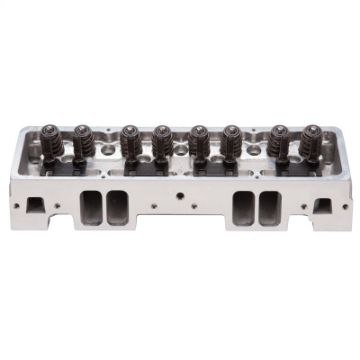 Picture of Edelbrock Cylinder Head Victor Jr SBC 23 Deg 220cc Complete for Hydraulic Roller Cam