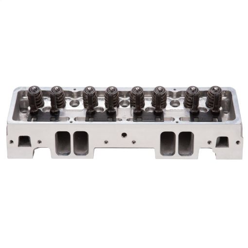 Picture of Edelbrock Cylinder Head Victor Jr SBC 23 Deg 220cc Complete for Hydraulic Roller Cam