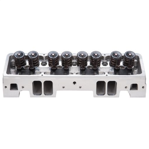 Picture of Edelbrock Cylinder Head Victor Jr SBC 23 Deg 220cc Complete for Solid Roller Cam