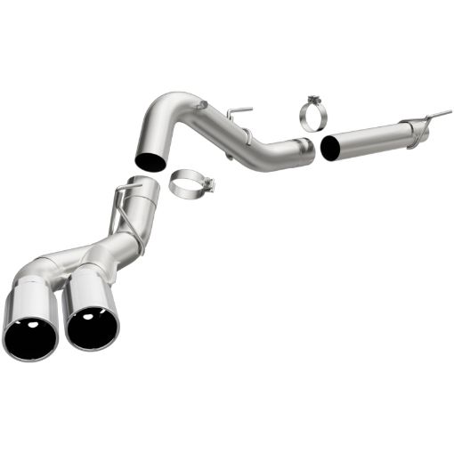 Picture of MagnaFlow CatBack 2018 Ford F - 150 V6 - 3.0L Dual Exit Polished Stainless Exhaust - MF Series