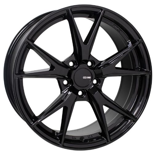 Picture of Enkei Phoenix 17x7.5 45mm Offset 5x100 72.6mm Bore Gloss Black Wheel