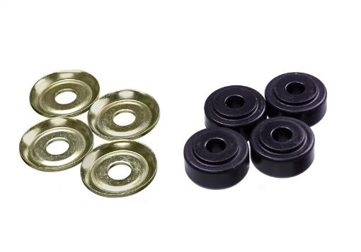 Picture of Energy Suspension Black Shock Tower Bushing Set 78in Nipple 38in ID 1 - 14in OD