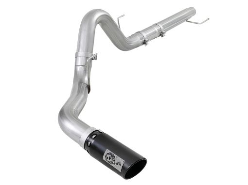 Picture of aFe Atlas 4in Aluminized Steel DPF - Back Exh 18 - 19 Ford F - 150 V6 - 3.0L (td) w Black Tip