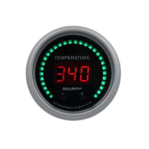 Picture of Autometer 52.4mm Black Switchable 60 - 340 Degrees F 40 - 170 Degrees C Sport - Comp Elite Digital Gauge