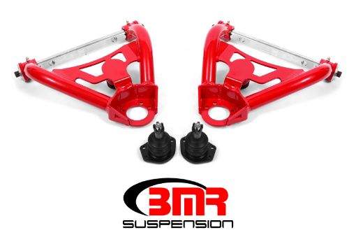 Picture of BMR 64 - 72 A - Body Upper Non - Adj. A - Arms w Stock Spindles (Polyurethane) - Red