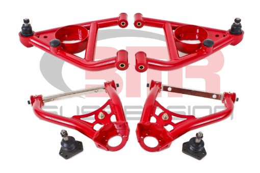 Picture of BMR 67 - 69 1st Gen F - Body Upper And Lower A - Arm Kit - Red