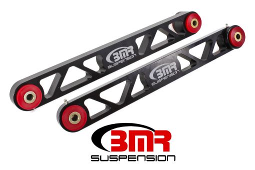 Picture of BMR 05 - 14 S197 Mustang Billet Aluminum Lower Control Arms (Polyurethane) - Black Anodized