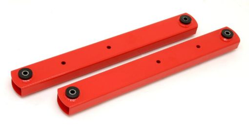 Picture of BMR 64 - 72 A - Body Non - Adj. Boxed Lower Control Arms (Polyurethane) - Red