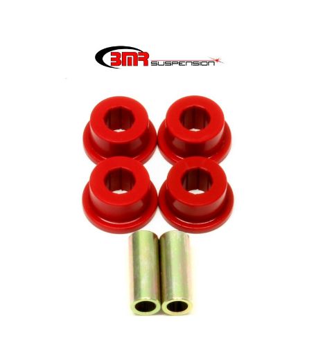 Picture of BMR 08 - 09 Pontiac G8 GT Only Rear Lower Outer Control Arm Bushing Kit - Red