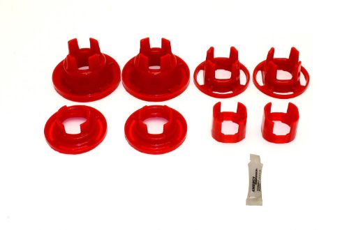 Picture of BMR 10 - 11 5th Gen Camaro Rear Cradle Street Version Poly Inserts Only Bushing Kit - Red