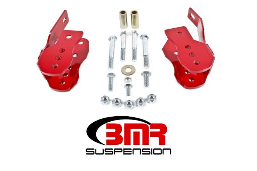 Picture of BMR 05 - 14 S197 Mustang Bolt - On Control Arm Relocation Brackets - Red