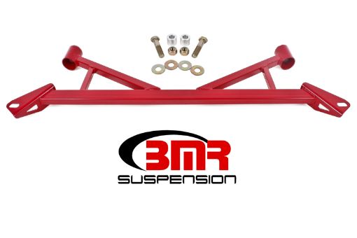 Picture of BMR 15 - 17 S550 Mustang Front 4 - Point Subframe Chassis Brace - Red