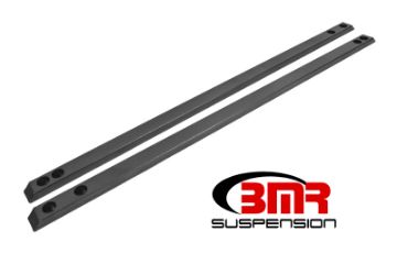 Picture of BMR 15 - 17 S550 Mustang Super Low Profile Chassis Jacking Rails - Black Hammertone