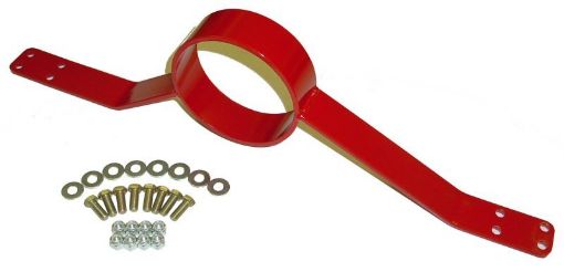 Picture of BMR 79 - 03 Fox Mustang Driveshaft Safety Loop - Red