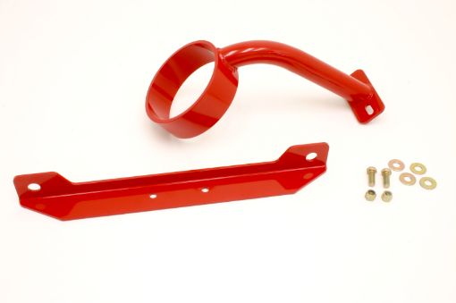 Picture of BMR 05 - 10 S197 Mustang Front Driveshaft Safety Loop - Red