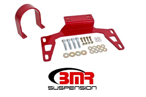 Picture of BMR 11 - 14 S197 Mustang Front Driveshaft Safety Loop - Red