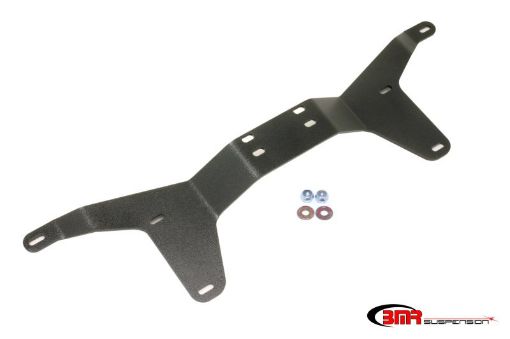 Picture of BMR 05 - 14 S197 Mustang Rear Driveshaft Tunnel Brace - Black Hammertone