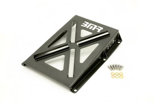 Picture of BMR 67 - 69 1st Gen F - Body Convertible Only Driveshaft Tunnel Brace - Black Hammertone