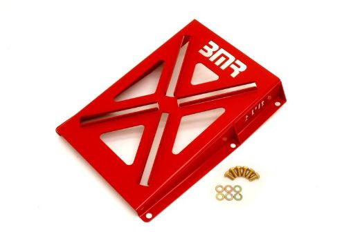 Picture of BMR 67 - 69 1st Gen F - Body Convertible Only Driveshaft Tunnel Brace - Red