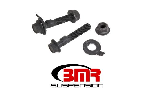 Picture of BMR 15 - 17 S550 Mustang Front Camber Bolts (2.5 Degree Offset) - Black