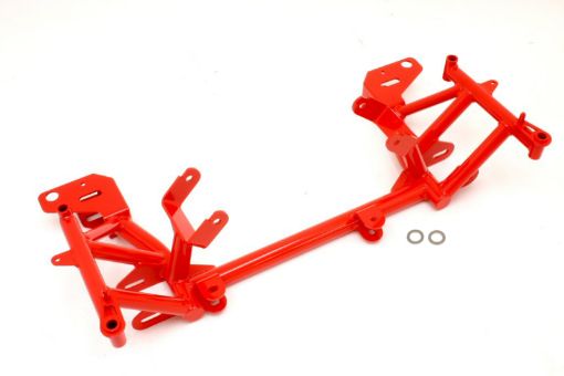 Picture of BMR 98 - 02 4th Gen F - Body K - Member w LS1 Motor Mounts and STD. Rack Mounts - Red