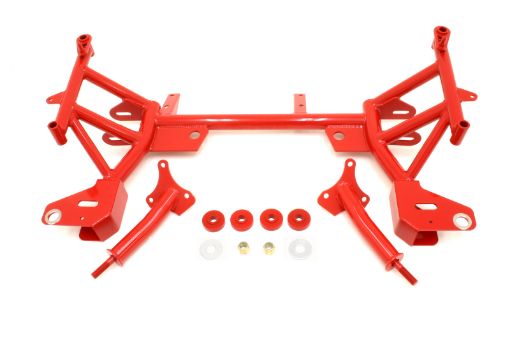 Picture of BMR 93 - 02 F - Body K - Member w SBCBBC Motor Mounts and Pinto Rack Mounts - Red