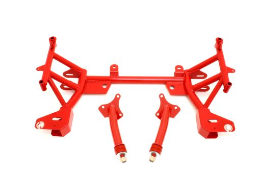 Picture of BMR 93 - 02 F - Body K - Member w SBCBBC Motor Mounts and STD. Rack Mounts - Red