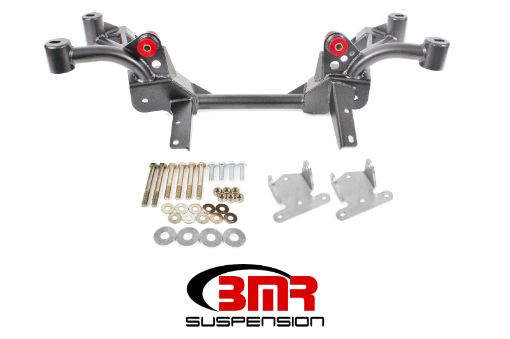 Picture of BMR 82 - 92 3rd Gen F - Body K - Member w SBCBBC Motor Mounts and Pinto Rack Mounts - Black Hammertone