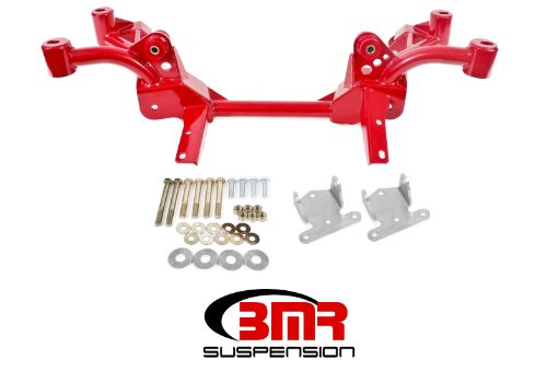 Picture of BMR 82 - 92 3rd Gen F - Body K - Member w SBCBBC Motor Mounts and Pinto Rack Mounts - Red