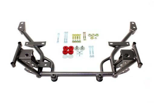 Picture of BMR 05 - 14 S197 Mustang K - Member w STD. Motor Mounts and STD. Rack Mounts - Black Hammertone