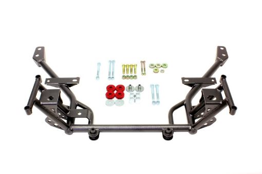 Picture of BMR 05 - 14 S197 Mustang K - Member w 12in Lowered Motor Mount and STD. Rack Mounts - Black Hammertone