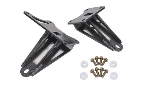 Picture of BMR 11 - 17 S197 Mustang Motor Mount Brackets - Black Hammertone
