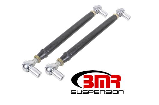Picture of BMR 99 - 04 Mustang Chrome Moly Lower Control Arms w Double Adj. Rod Ends - Black Hammertone